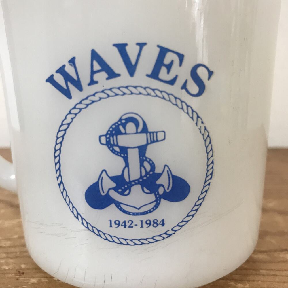 Waves US Navy Womens Reserve National Convention 1984 Washington DC Glass Mug - Picture 3 of 6